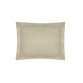 Belledorm Easycare Percale Oxford Pillowcase Mushroom (One Size)