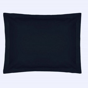 Belledorm Easycare Percale Oxford Pillowcase Navy (One Size)