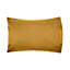 Belledorm Egyptian Cotton Housewife Pillowcase (Pack of 2) Ochre Yellow (76cm x 51cm)