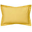 Belledorm Egyptian Cotton Oxford Pillowcase (Pack of 2) Ochre Yellow (76cm x 51cm)