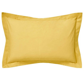 Belledorm Egyptian Cotton Oxford Pillowcase (Pack of 2) Ochre Yellow (76cm x 51cm)