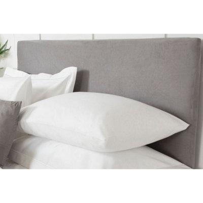 Belledorm Faux Suede Headboard Cover Charcoal (Superking) DIY at B&Q