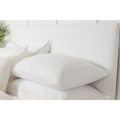 Belledorm Faux Suede Headboard Cover White (Double) | DIY at B&Q