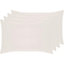 Belledorm Percale Housewife Pillowcase (Pack of 4) Ivory (51cm x 76cm)