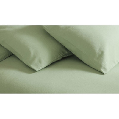 Belledorm Polycotton Extra Deep Fitted Sheet Apple Green (Double)