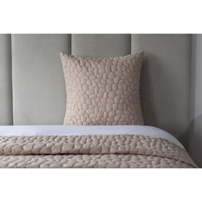 Belledorm Porto Continental Pebble Pillowcase Latte (65cm x 65cm)