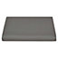 Belledorm Sateen Flat Sheet Platinum Grey (King)