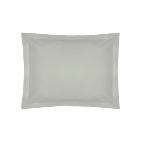 Belledorm Sateen Oxford Pillowcase Platinum Grey (One Size)