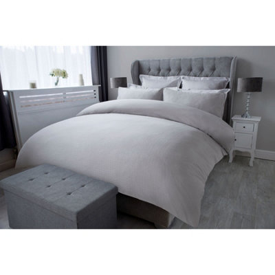 Belledorm Staten Island Duvet Cover Set Set Platinum (Superking)