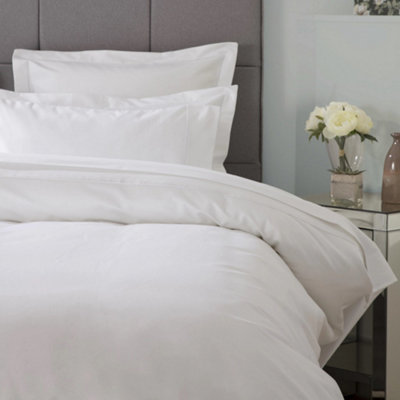 Belledorm Ultralux 1000 Thread Count Duvet Cover White (Superking ...