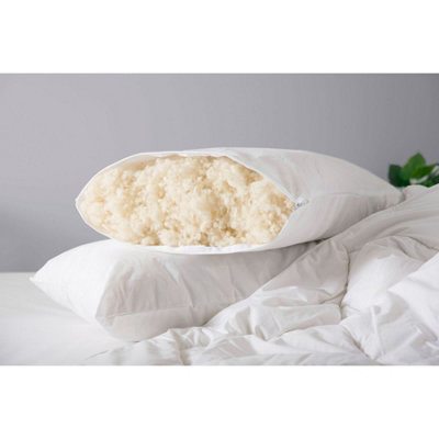 Belledorm Wool Pillow White (74cm x 48cm)