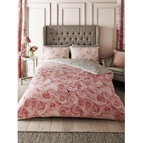 Bellerose Floral King Duvet Cover Set - Pink