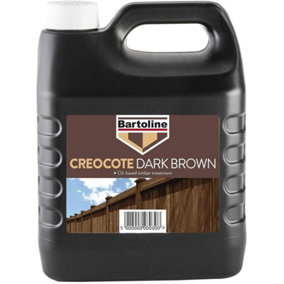 Bellissimo Homes Dark brown Matt Fencing, sheds & trellis Creocote wood treatment, 4L