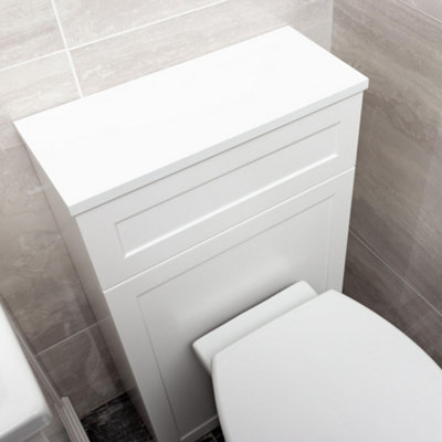 Belmont Traditional WC Unit in White