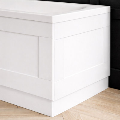 Belmont Traditional White End Bath Panel (W)800mm | DIY at B&Q