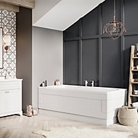Belmont Traditional White Front Bath Panel (W)1800mm