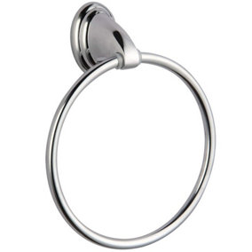 BELOFAY 159x196x75mm 2004TR Bathroom Hand Towel Ring Holder, Brushed Finished Stainless Steel Towel Rail Wall Mounted Rings