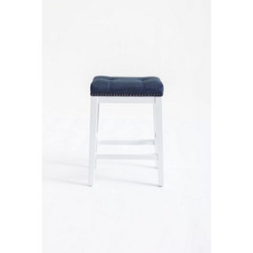 BELOFAY 30D x 45W x 62H cm Elegant Counter Height Bar Stools with Cushioned Seat, Solid Wood Legs