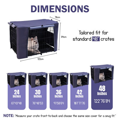 Photo inspiration: Belofay 48 Dog Crate Cover Durable 600D Oxford Fabric With Photo Inspiration