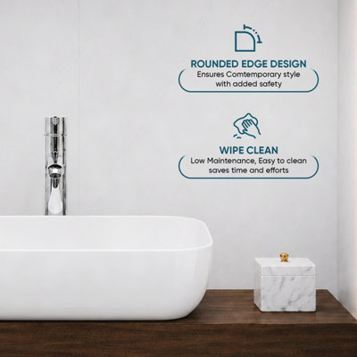 BELOFAY Ceramic Countertop Bathroom Sink, Oval Countertop Basin with TAP, Bottle Trap & Pop-up Waste (135x460x330mm)