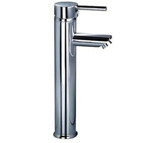 BELOFAY Hs01 Waterfall Spout Bathroom Sink Faucet Chrome Polish Single Handle Hot & Cold Tall Bathroom Tap Mixer