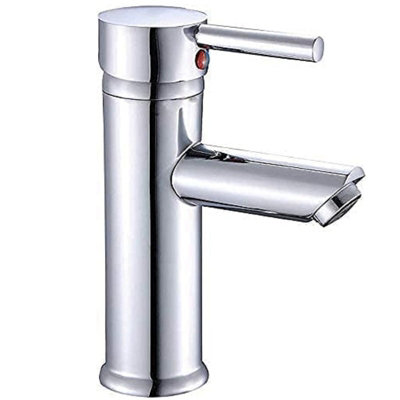 BELOFAY Hs02 Waterfall Spout Bathroom Sink Faucet Chrome Polish Single Handle Hot & Cold Tall Bathroom Tap Mixer