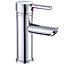 BELOFAY Hs02 Waterfall Spout Bathroom Sink Faucet Chrome Polish Single Handle Hot & Cold Tall Bathroom Tap Mixer