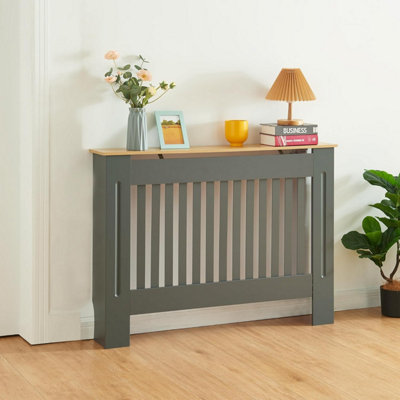 BELOFAY Medium Grey Radiator Cover 820mm(H) 1120mm(W) 190mm(D) | DIY at B&Q