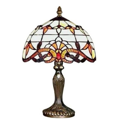 BELOFAY Stained Glass Handmade Aura Tiffany Style Table Lamp for Living ...