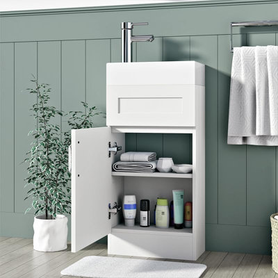 BELOFAY Under Sink Bathroom Cabinet Floor Standing Storage Cupboard ...