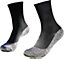 Below Zero Aluminium Fibre Thermal Socks - Lightweight Black Unisex Socks That Keep Feet Warm & Dry - Size S/M (5-8)