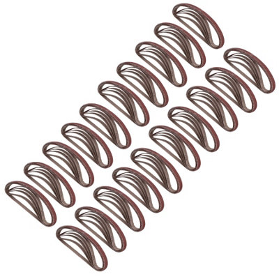 Belt Power File Sander Abrasive Sanding Belts 330mm x 10mm 120 Grit