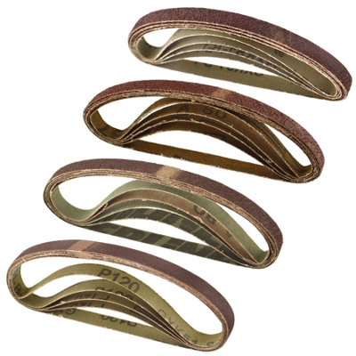 Correas óxido Aluminio 10 Correas De Lijadora Abrasiva Power