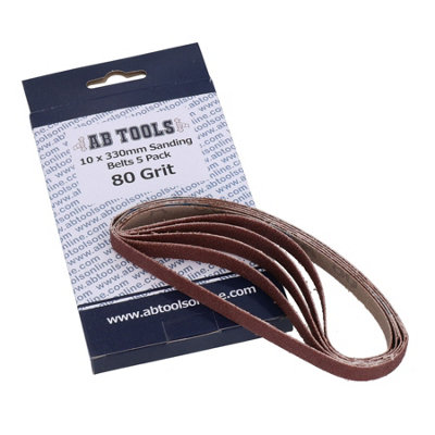 Cintos De Lixamento Sander De 330 Mm X 10 Mm Finger 50 Unida  Jm