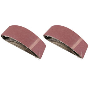 Belt Power Finger File Sander Abrasive Sanding Belts 400mm x 60mm 120 Grit 10 PK