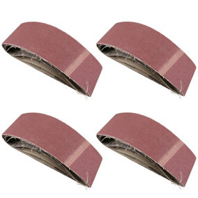 Belt Power Finger File Sander Abrasive Sanding Belts 400mm x 60mm 120 Grit 20 PK
