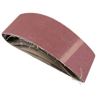 Belt Power Finger File Sander Abrasive Sanding Belts 400mm x 60mm 120 Grit 5 PK