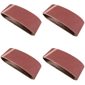 Belt Power Finger File Sander Abrasive Sanding Belts 410mm x 65mm 120 Grit 20 PK