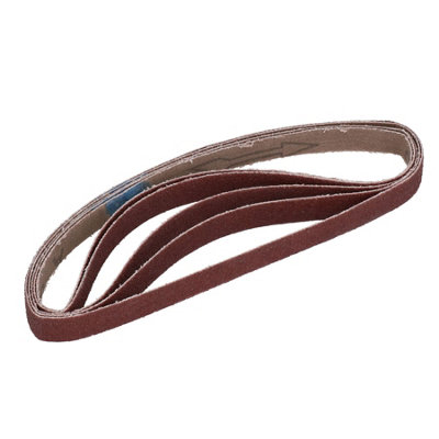 Belt Power Finger File Sander Abrasive Sanding Belts 457mm x 13mm 80 ...