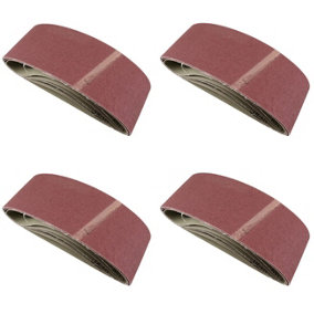 Belt Power Finger File Sander Abrasive Sanding Belts 457mm x 75mm 120 Grit 20 PK