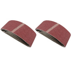 Belt Power Finger File Sander Abrasive Sanding Belts 457mm x 75mm 60 Grit 10 PK