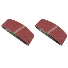 Belt Power Finger File Sander Abrasive Sanding Belts 533mm x 75mm 40 Grit 10 PK