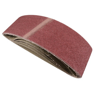 Belt Power Finger File Sander Abrasive Sanding Belts 533mm x 75mm 60 Grit 5 PK