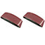 Belt Power Finger File Sander Abrasive Sanding Belts 533mm x 75mm 80 Grit 10 PK