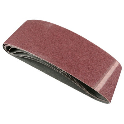 Belt Power Finger File Sander Abrasive Sanding Belts 533mm x 75mm 80 Grit 5 PK