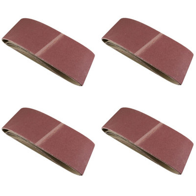 Belt Power Finger File Sander Abrasive Sanding Belts 610mm x 100mm 120 Grit 20PK