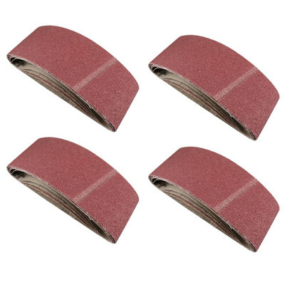 Belt Power Finger File Sander Abrasive Sanding Belts 610mm x 100mm 40