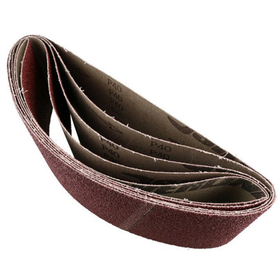 Belt Power Finger File Sander Abrasive Sanding Belts 610mm x 100mm 40 ...