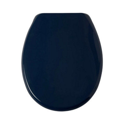 Bemis Buxton Indigo Blue Toilet Seat UltraFix 2850CPT106 at B&Q
