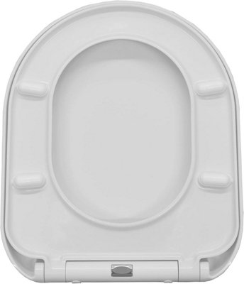 Bemis D370 Top Fix Slow Close D Shape Toilet Seat